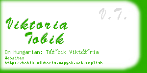 viktoria tobik business card